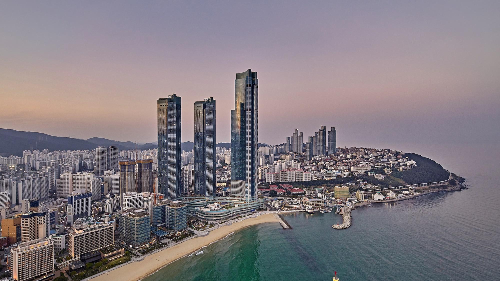 Signiel Ciudad Metropolitana de Busan Exterior foto